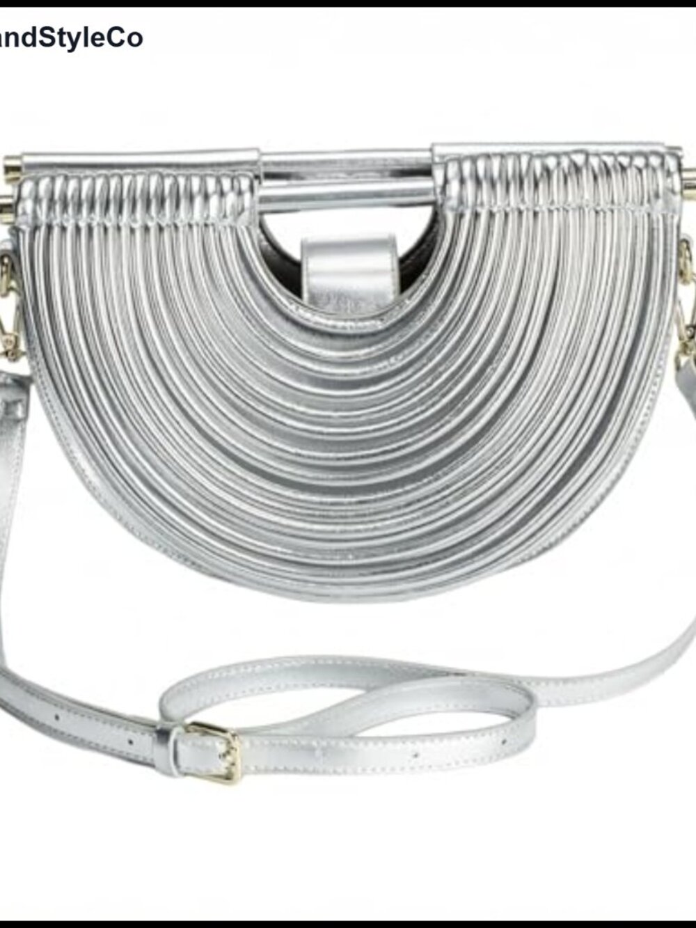 Woven PU Leather Top Handle Evening Clutch Bag
